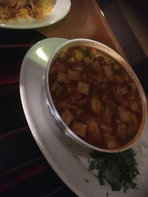 Tortilla soup at El Sarape in Olympia