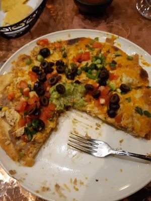 Mexican pizza at El Sarape in Olympia