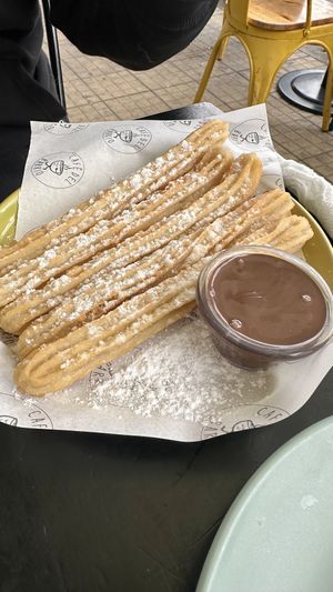   at Cafe Del Barrio in Santiago