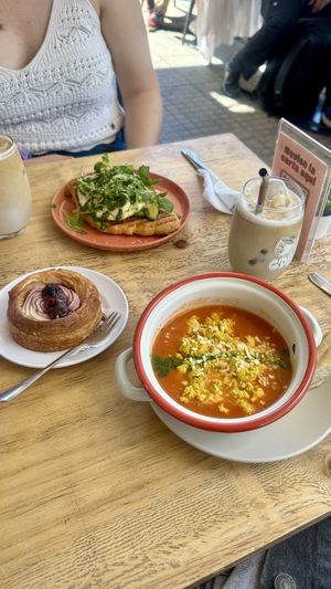   at Cafe Del Barrio in Santiago