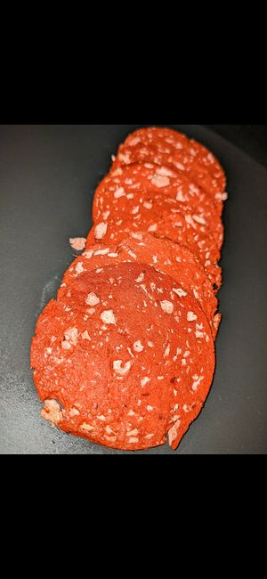 Vegan salami at Vincent's Marketplace in Fitzroy