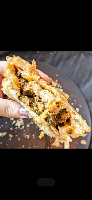 Spicy Thai Pie at Vincent's Marketplace in Fitzroy