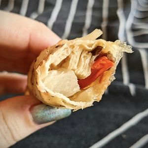 Crispy prawns at Vincent's Marketplace in Fitzroy