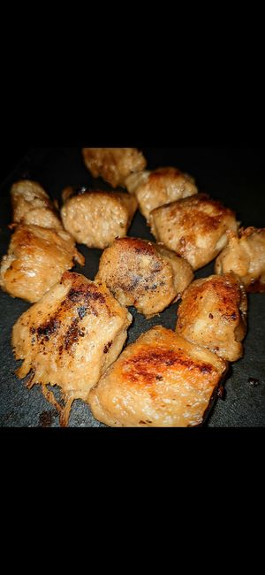Vegan pork ribs at Vincent's Marketplace in Fitzroy
