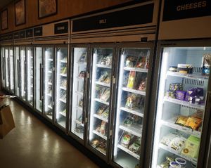 So many freezers ❄️❄️❄️ at Vincent's Marketplace in Fitzroy