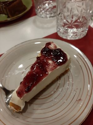 Tarta de queso at Teff Vegetariano in Elche