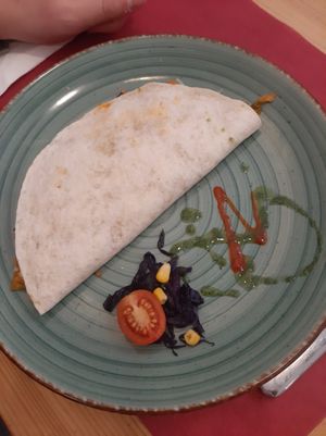 Burrito vegetariano at Teff Vegetariano in Elche