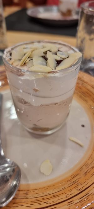Tiramisu at Teff Vegetariano in Elche