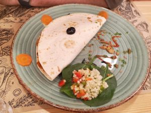 Burrito at Teff Vegetariano in Elche