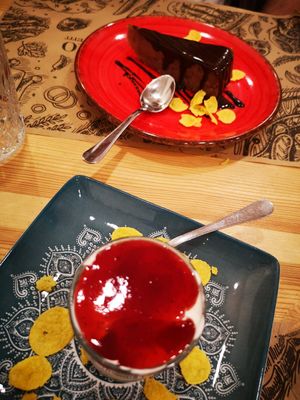 Dessert at Teff Vegetariano in Elche