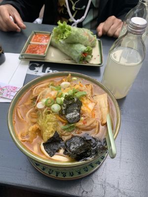 Kimchi ramen  at Kagi Bar in Bremen