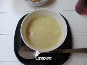 Cauliflower soup (vegan) at Eetatelier in Arnhem