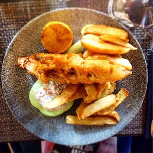 Pale ale battered phish at Penny Blue  in Carlisle