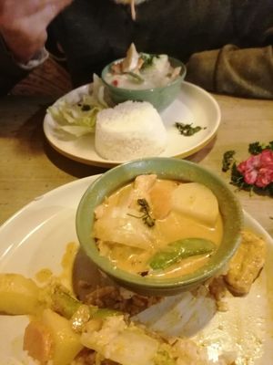 Curry's, far better than it looks! at 9 Elephants Thai Drink & Dine in Chester