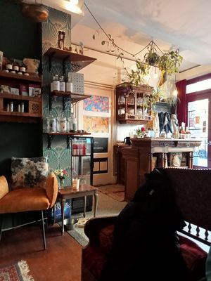 Cozy and relaxing ambience at Pure Kakaw in Amsterdam