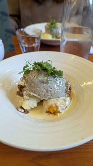 Vegan haggis at Scott's Kitchen in Edinburgh