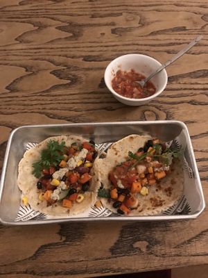 vegan tacos  at Hanoi Taco Bar in Hanoi