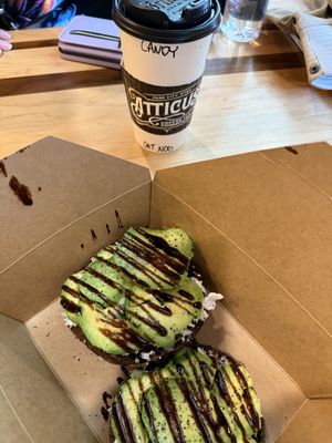   at Atticus Coffee and Teahouse in Park City