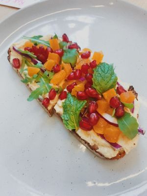 rainbow cream cheese  at The Local Beet in Abu Fatira