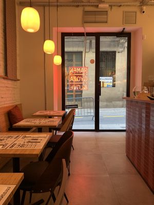 Inside at Asian Ways in Barcelona