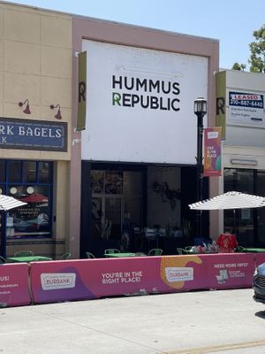   at Hummus Republic in Burbank