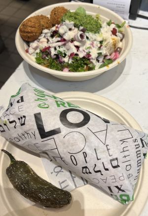   at Hummus Republic in Burbank