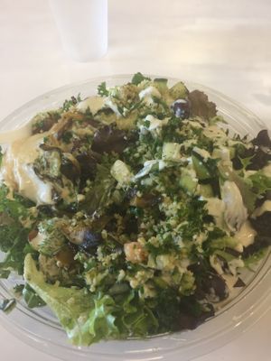 6 different kinds of hummus  at Hummus Republic in Burbank