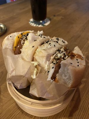 vegan burgers 🍔   at the good hood in Bielefeld