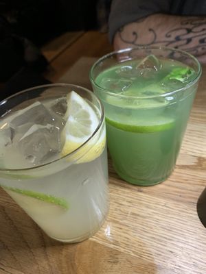 Basilikum- und Zitronenschorle (500ml)  at the good hood in Bielefeld