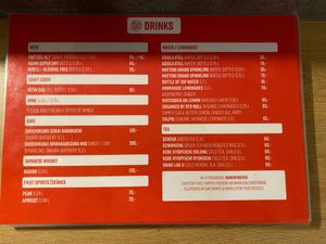 Drinks at Miska Ramen Bar in Prague