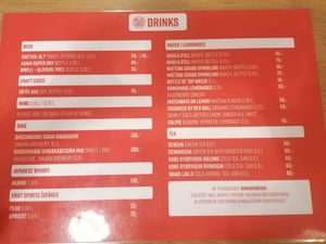 Drinks at Miska Ramen Bar in Prague