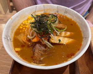 Kimchi ramen  at Miska Ramen Bar in Prague