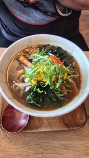 Shoyu ramen (seaweedy I like) at Miska Ramen Bar in Prague