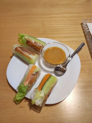 Fresh rolls at Saigon Kava in Siauliai