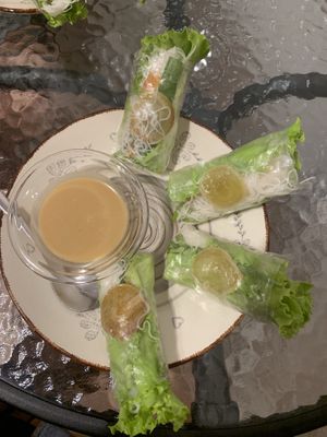 fresh rolls at Saigon Kava in Siauliai