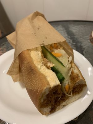 sandwich at Saigon Kava in Siauliai