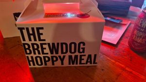 Christmas "hoppy meal" at BrewDog in West London