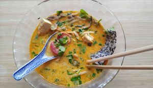 Curry Laksa at Umamitu by Papuvege in Lodz