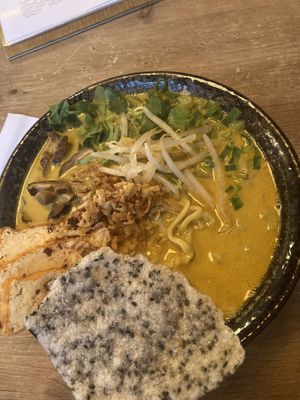 Curry Laksa at Umamitu by Papuvege in Lodz
