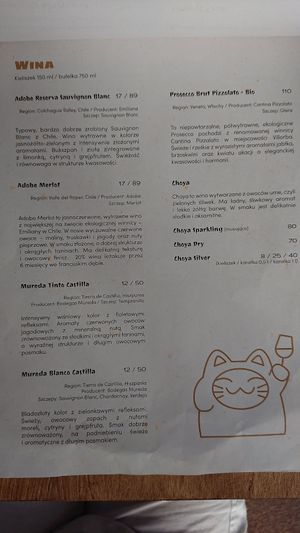Menu at Umamitu by Papuvege in Lodz