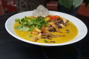 Curry Laksa at Umamitu by Papuvege in Lodz