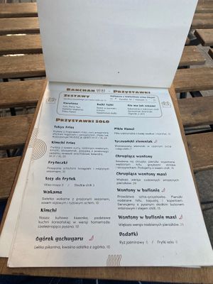 Menu at Umamitu by Papuvege in Lodz