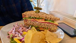 Christmas in New York at Secret Garden Cafe in Clitheroe