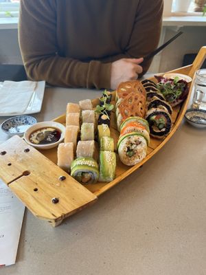 30-piece boat   at Ohana Sushi Vegan in Montreal