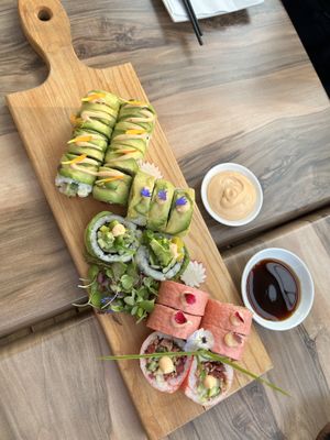 Philadelphia, Waka, Princesse   at Ohana Sushi Vegan in Montreal