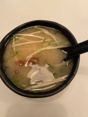 Soupe Miso  at Ohana Sushi Vegan in Montreal
