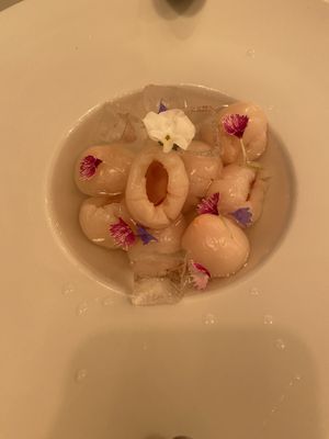 Coupe de litchi  at Ohana Sushi Vegan in Montreal