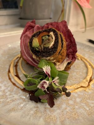 Black dragon  at Ohana Sushi Vegan in Montreal