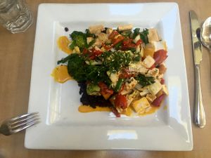 Lemongrass Tofu $15 at Pyramid Bistro in Aspen