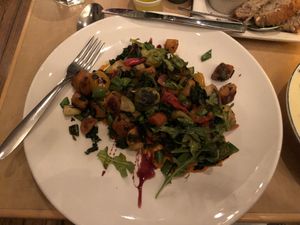 This was the butternut gnocchi- after I took a bite I decided to post a pic of the full plate.  at Pyramid Bistro in Aspen